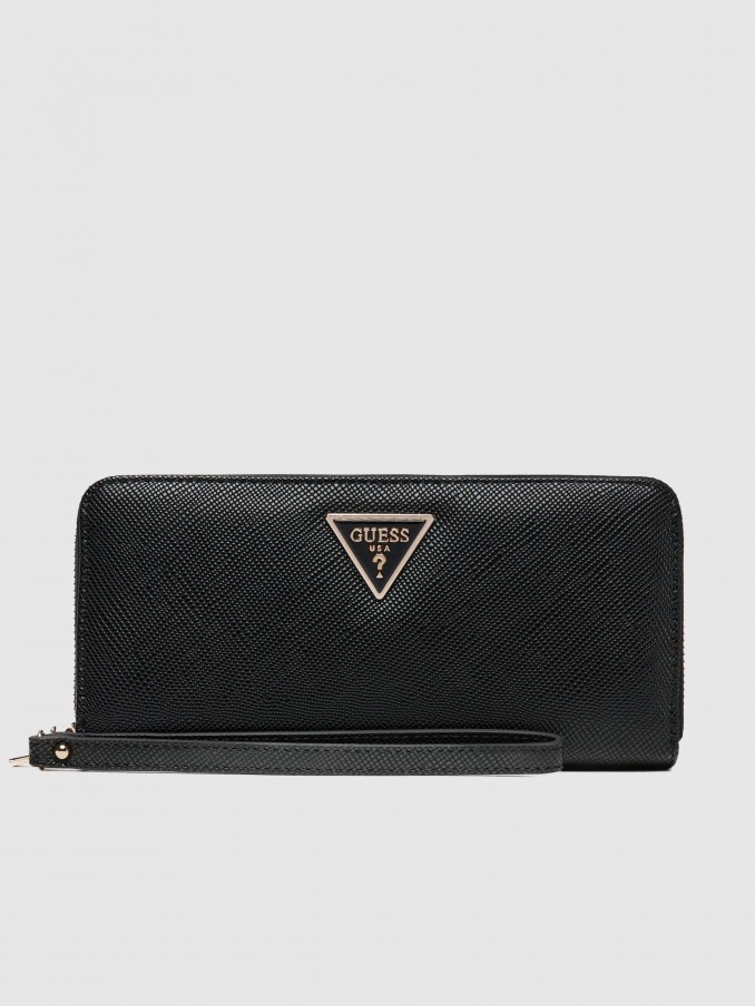 Monedero Mujer Negro Guess