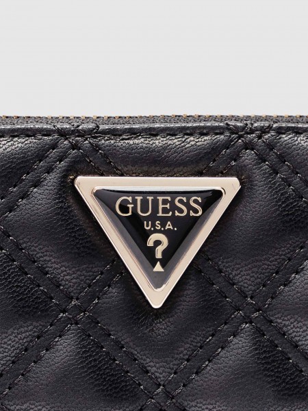 Monedero Mujer Negro Guess Monedero Mujer Negro Guess
