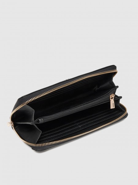 Monedero Mujer Negro Guess Monedero Mujer Negro Guess