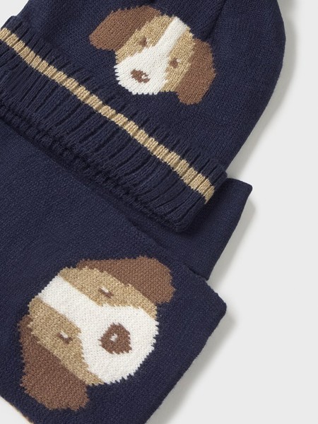 Gorro Bebe Nio Azul Marino Mayoral