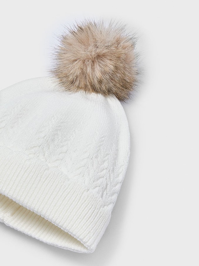 Beanie Girl Cream Mayoral