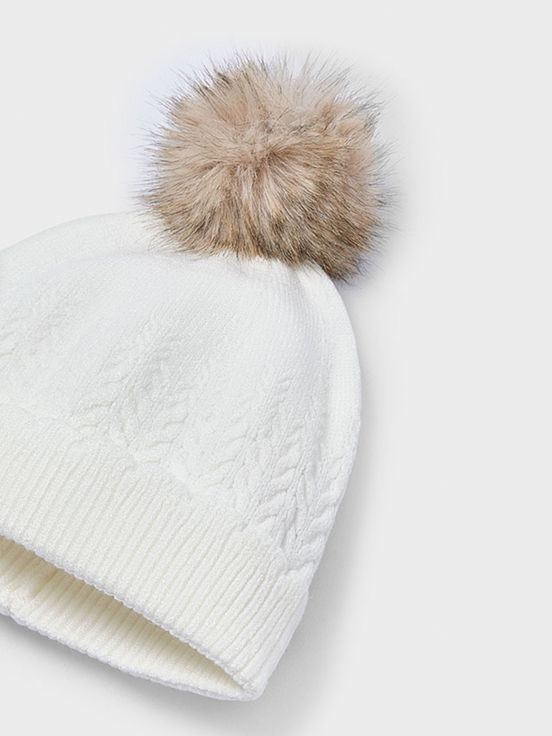Beanie Girl Cream Mayoral