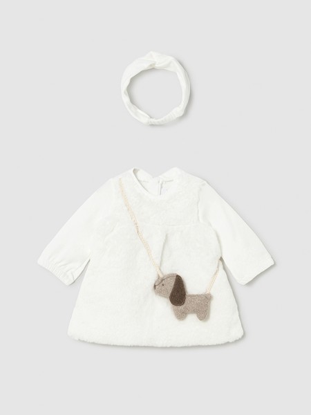 Dress Baby Girl Cream Mayoral
