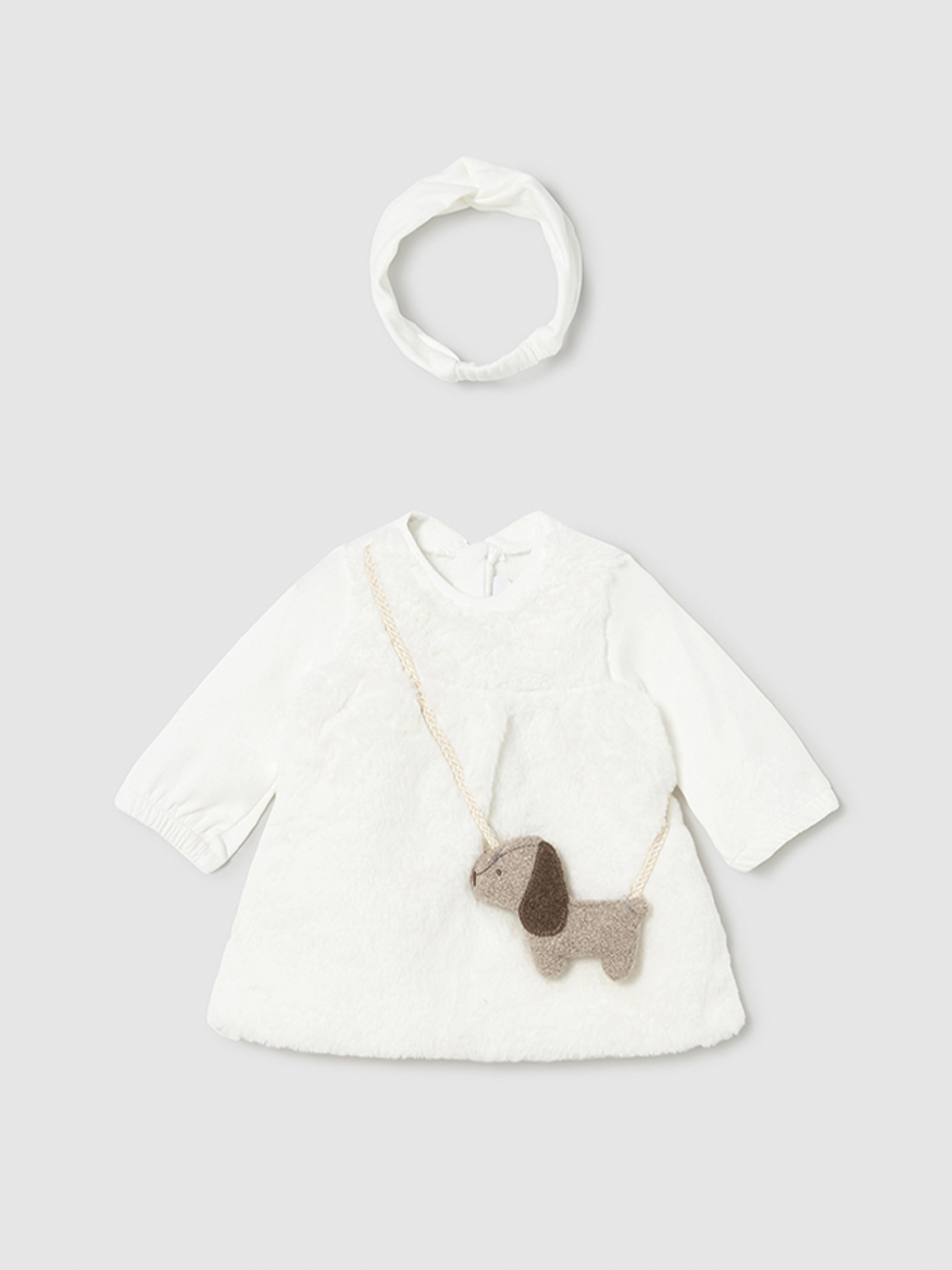 Vestido Bebe Niña Crema Mayoral