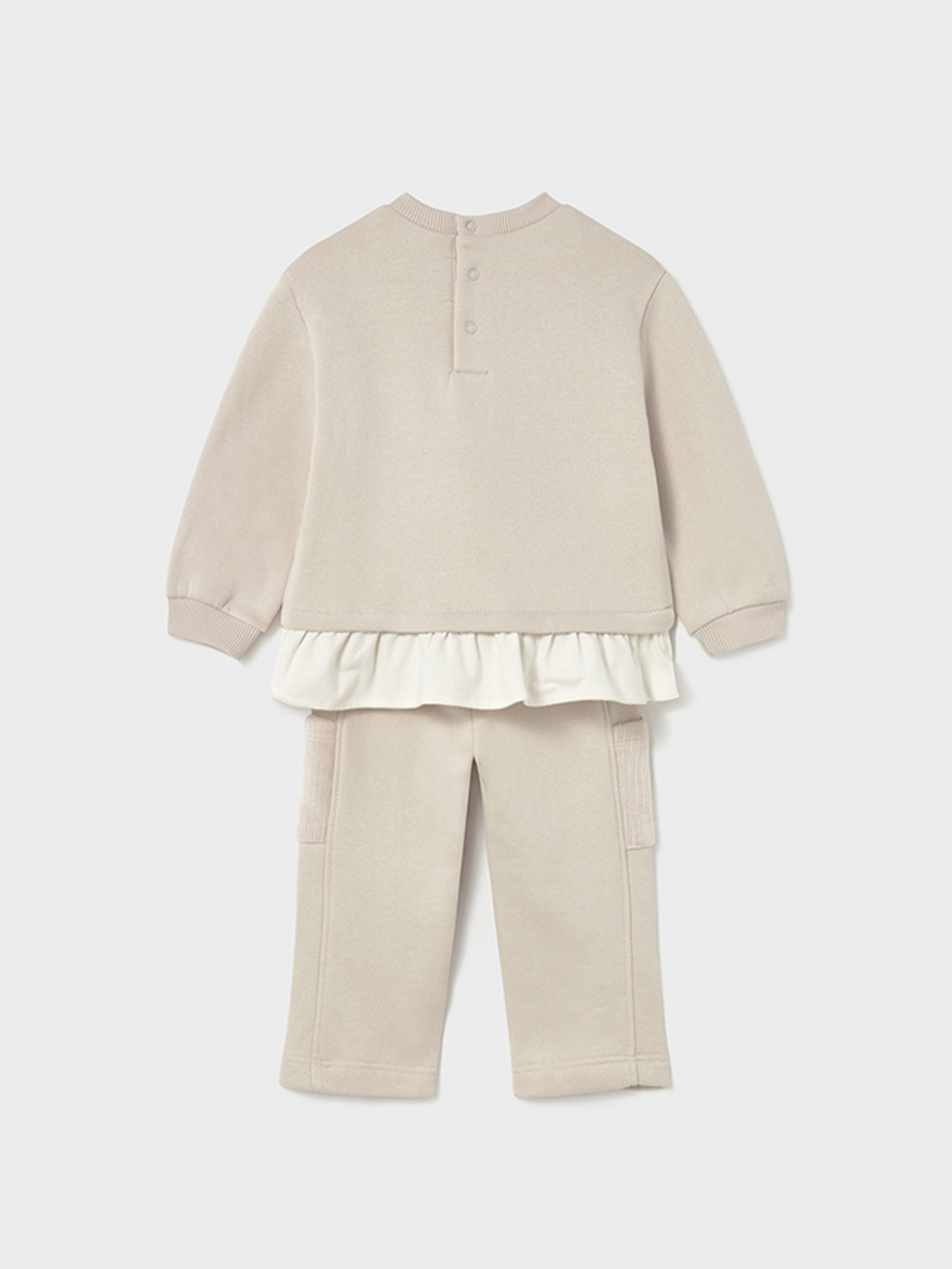 Chandal Bebe Niña Crema Mayoral