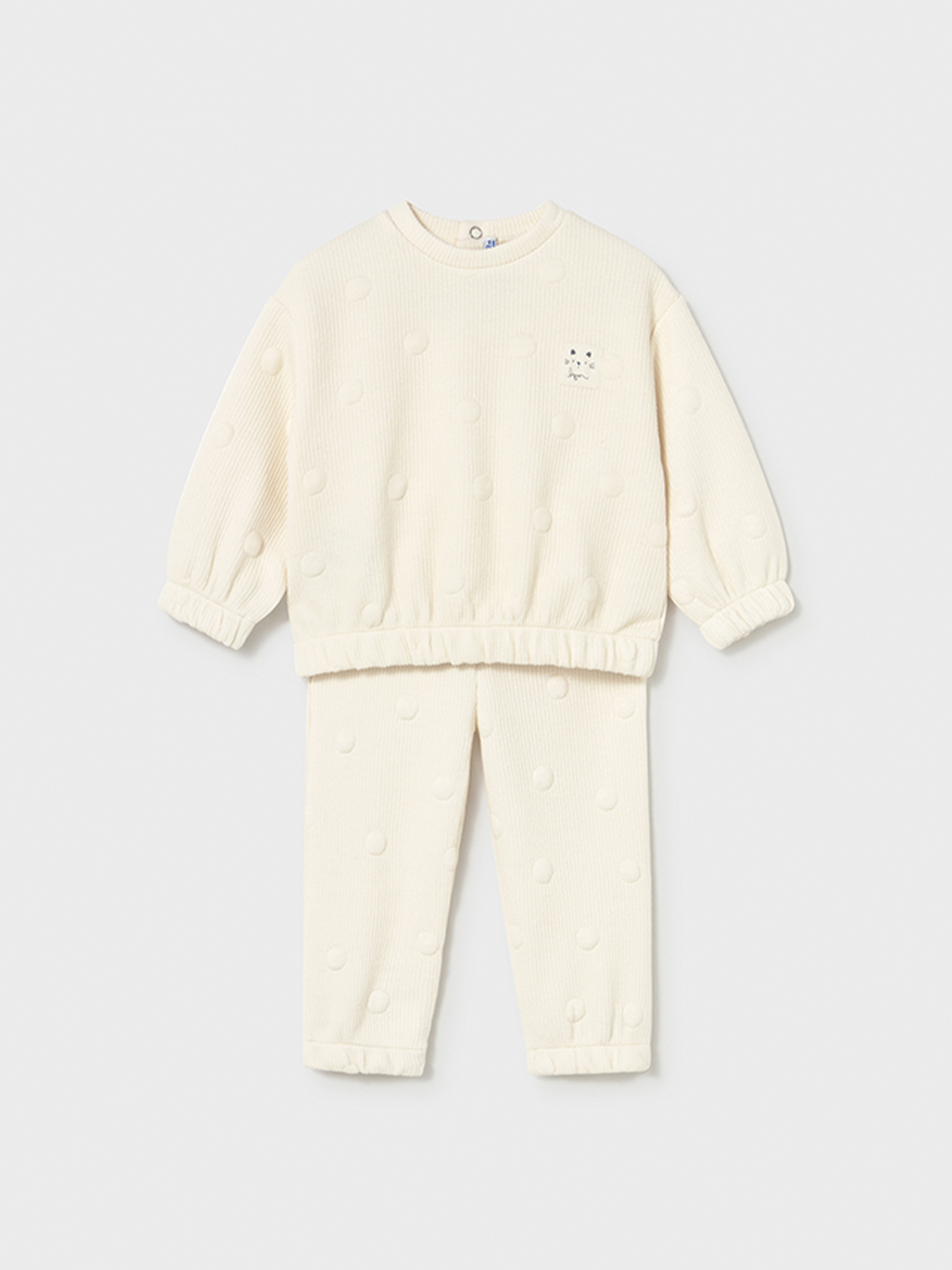 Chandal Bebe Niña Crema Mayoral