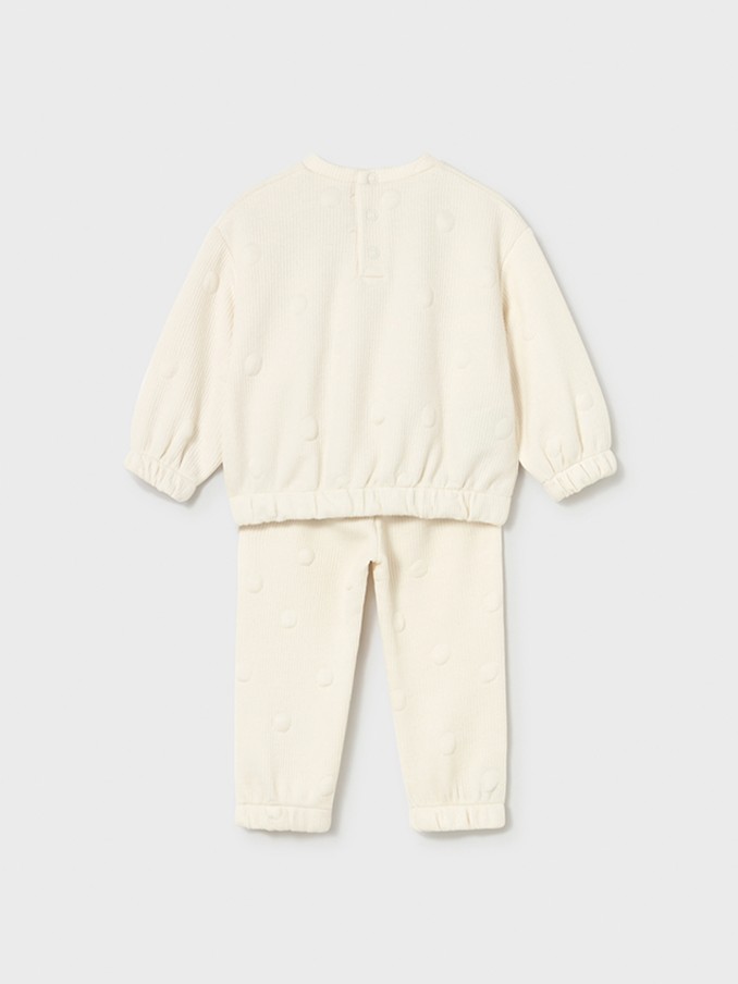 Chandal Bebe Niña Crema Mayoral