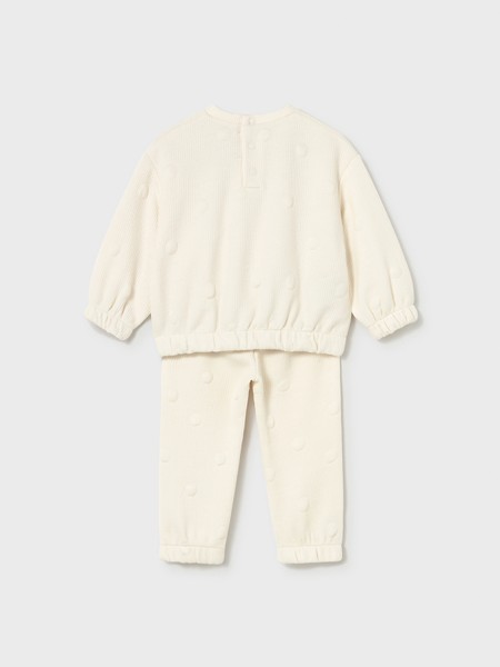 Tracksuit Baby Girl Cream Mayoral
