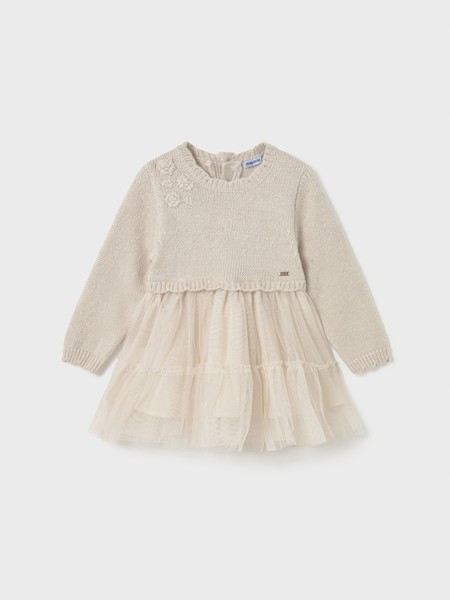 Dress Baby Girl Cream Mayoral