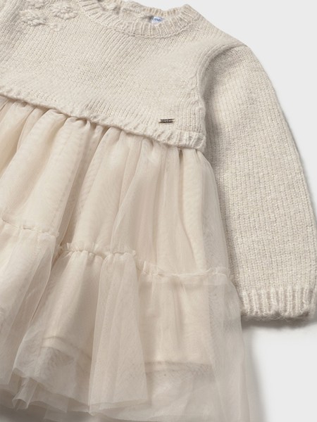 Dress Baby Girl Cream Mayoral