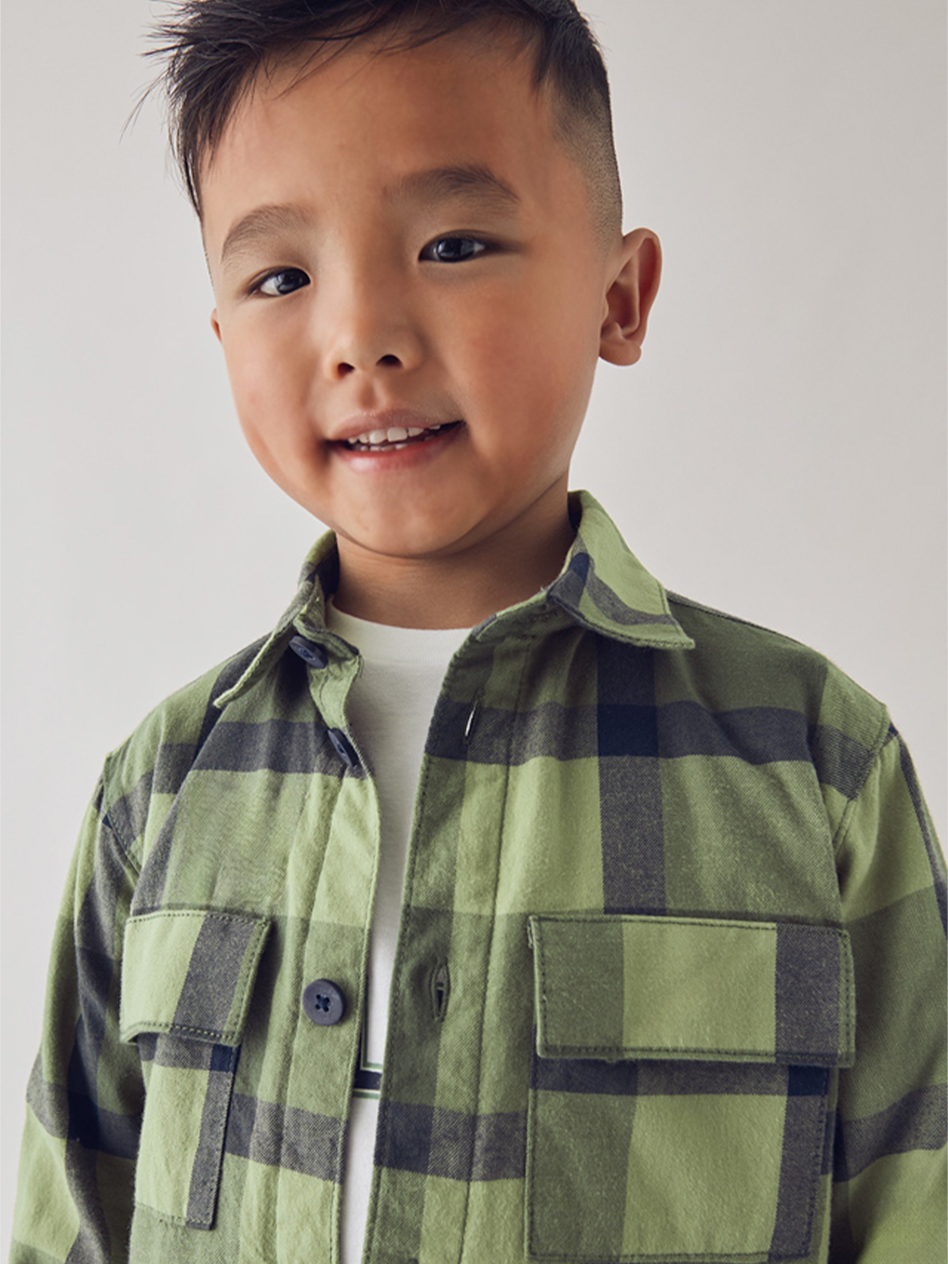 Shirt Boy Green Mayoral