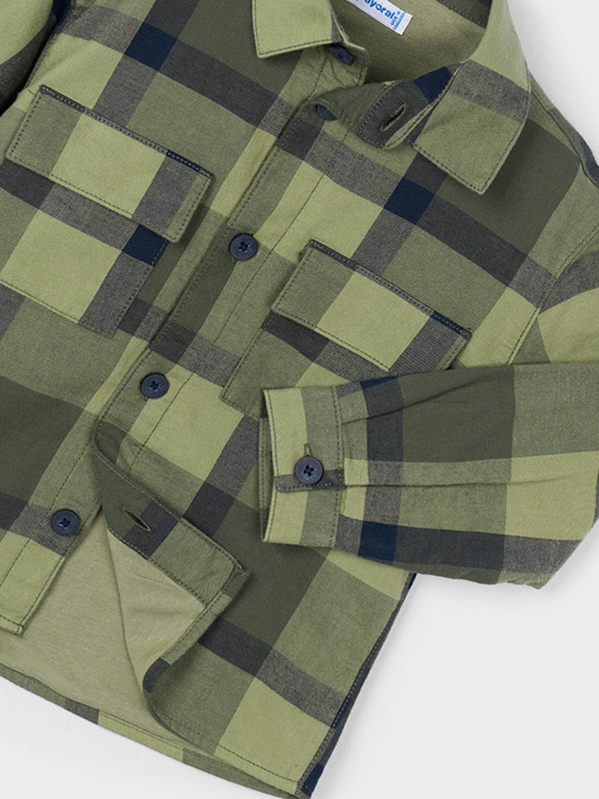 Shirt Boy Green Mayoral