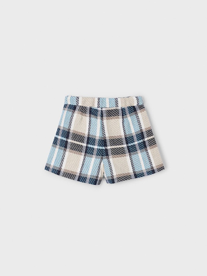 Shorts Girl Blue Chess Mayoral