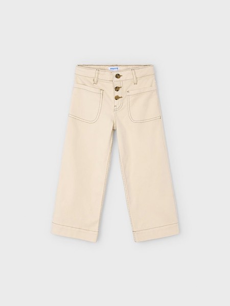 Pantalones Niña Beige Mayoral Pantalones Niña Beige Mayoral