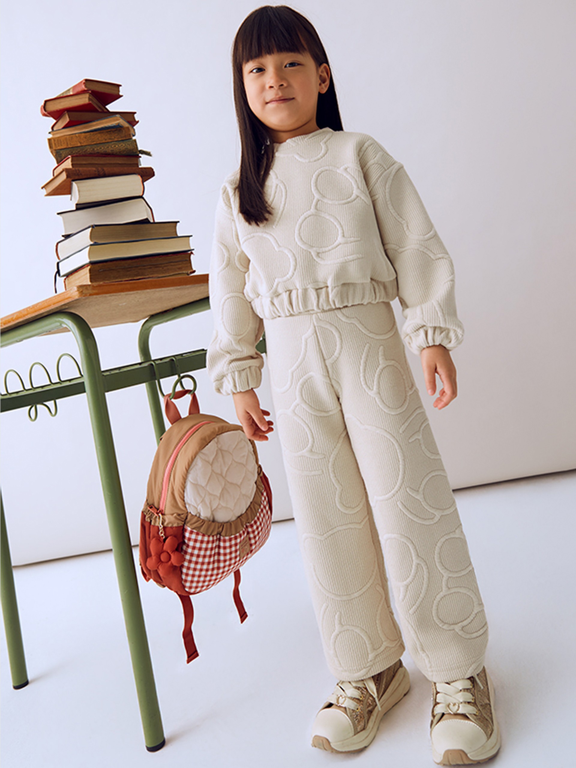 Chandal Niña Crema Mayoral