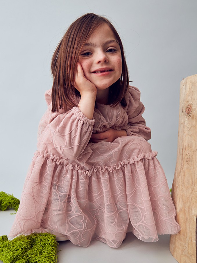 Dress Girl Rose Mayoral