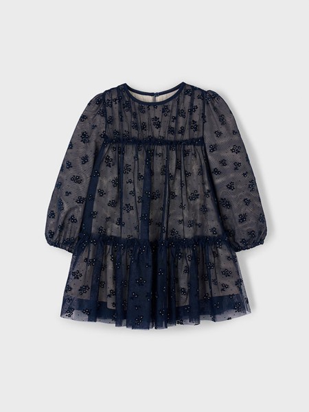 Dress Girl Navy Blue Mayoral