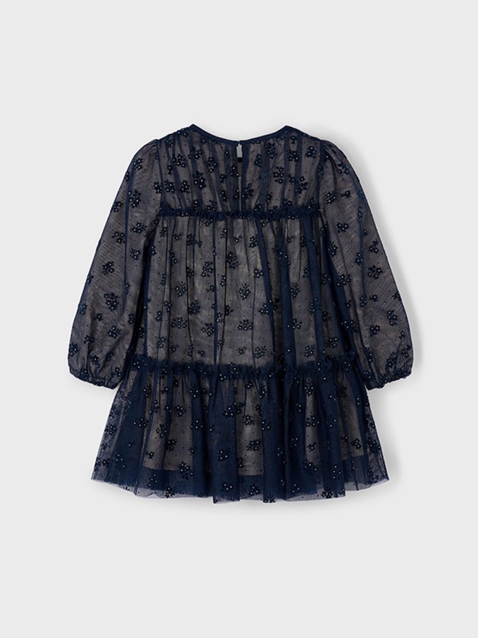 Dress Girl Navy Blue Mayoral