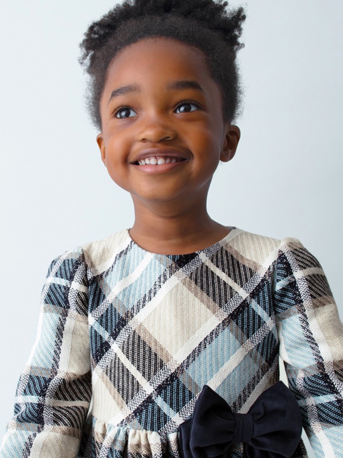 Dress Girl Navy Blue Mayoral