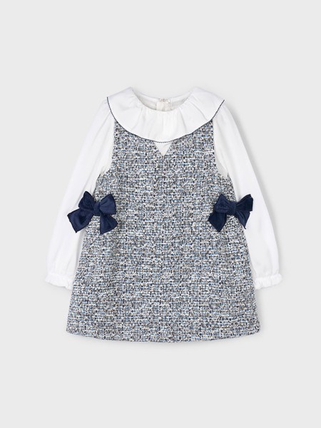 Vestido Niña Azul Mayoral Vestido Niña Azul Mayoral