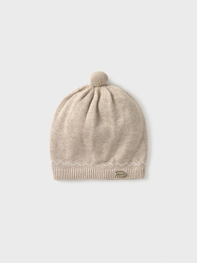 Beanie Unisex Baby Cream Mayoral