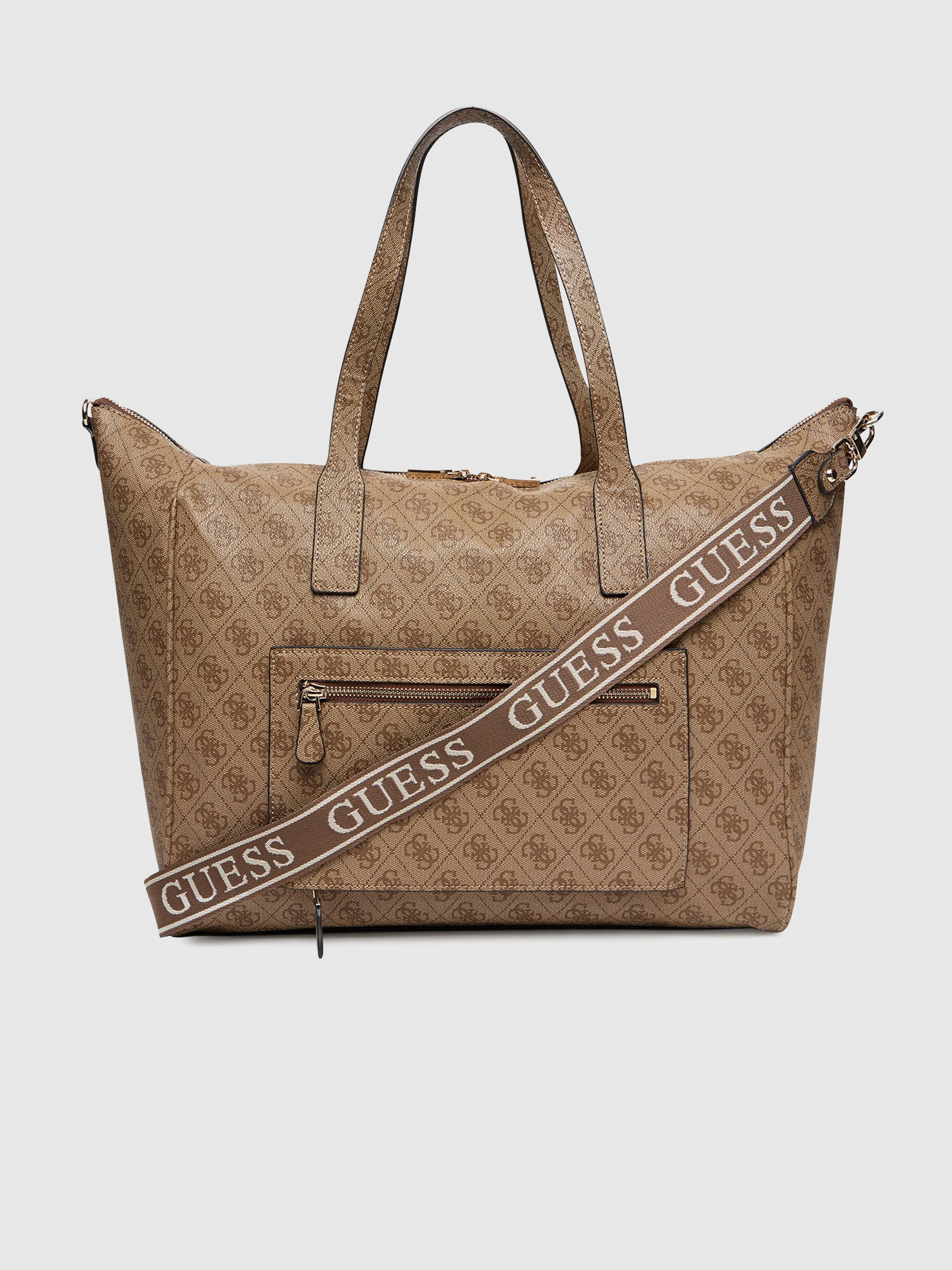 Bolsos de Mano Mujer Beige Guess