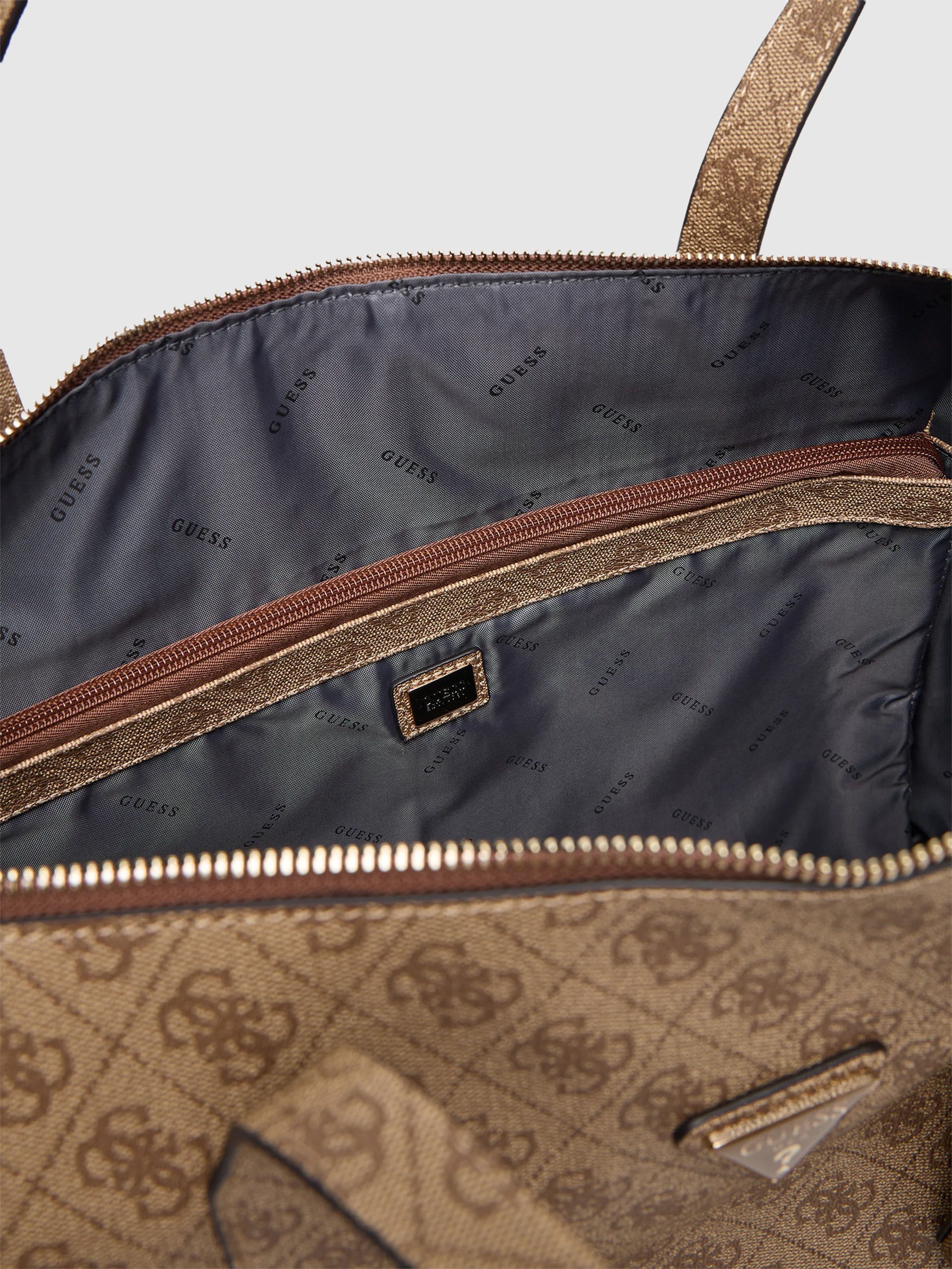 Bolsos de Mano Mujer Beige Guess