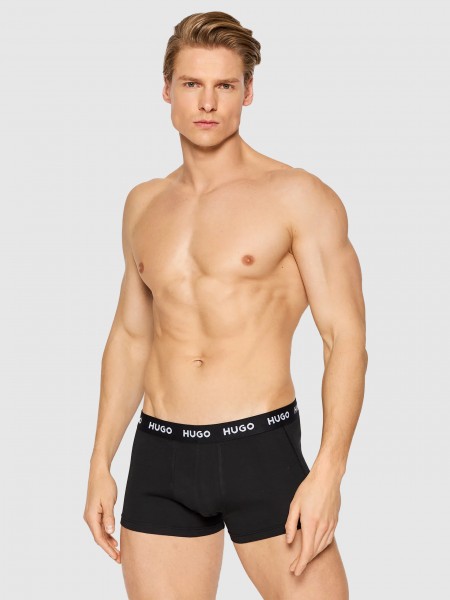 Calzoncillos Hombre Negro Hugo Boss Calzoncillos Hombre Negro Hugo Boss