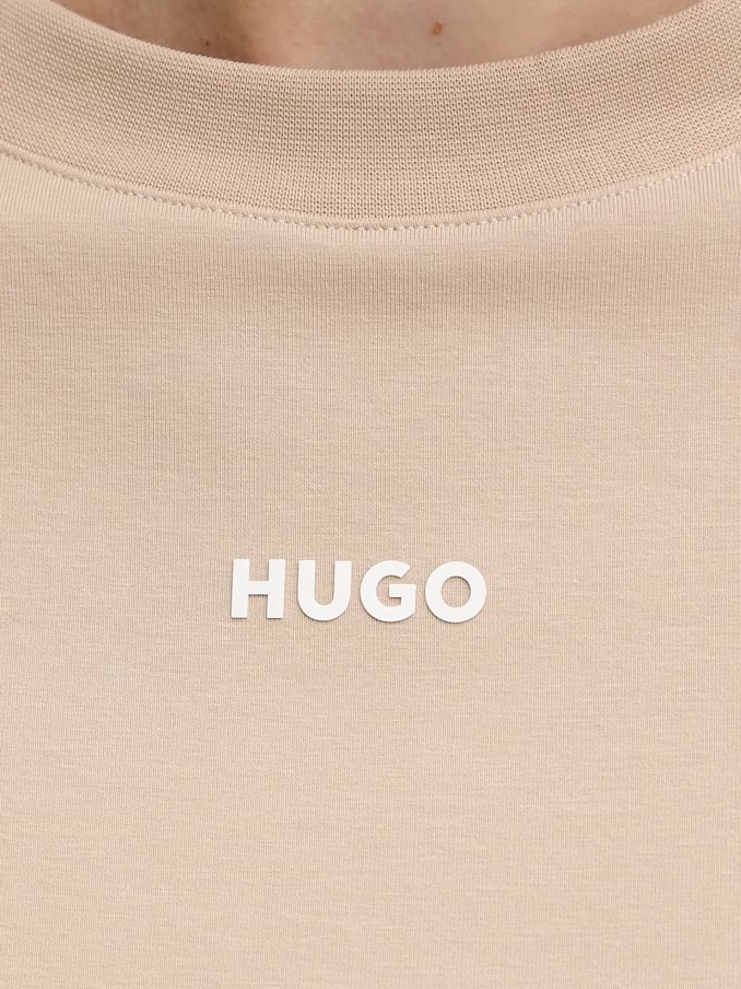 Camiseta Mujer Beige Hugo Boss