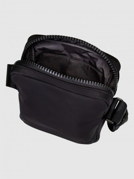 Bolsos de Hombro Hombre Negro Hugo Boss Bolsos de Hombro Hombre Negro Hugo Boss