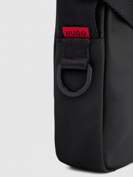 Bolsos de Hombro Hombre Negro Hugo Boss Bolsos de Hombro Hombre Negro Hugo Boss