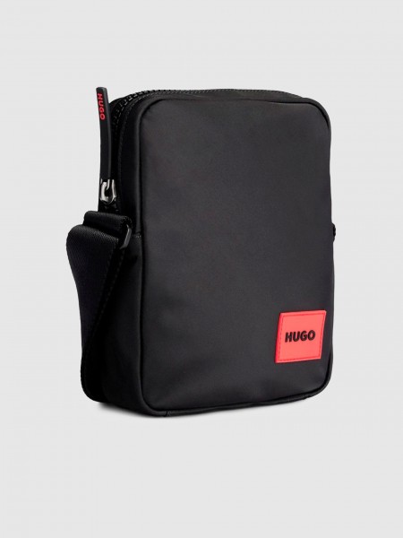 Bolsos de Hombro Hombre Negro Hugo Boss Bolsos de Hombro Hombre Negro Hugo Boss