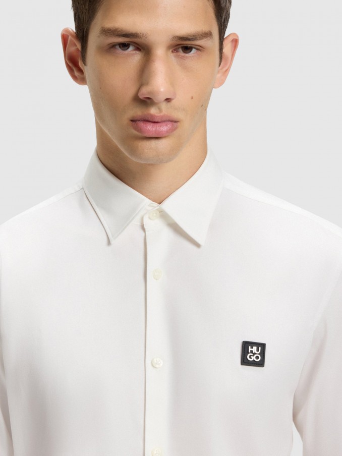 Camisa Hombre Blanco Hugo Boss