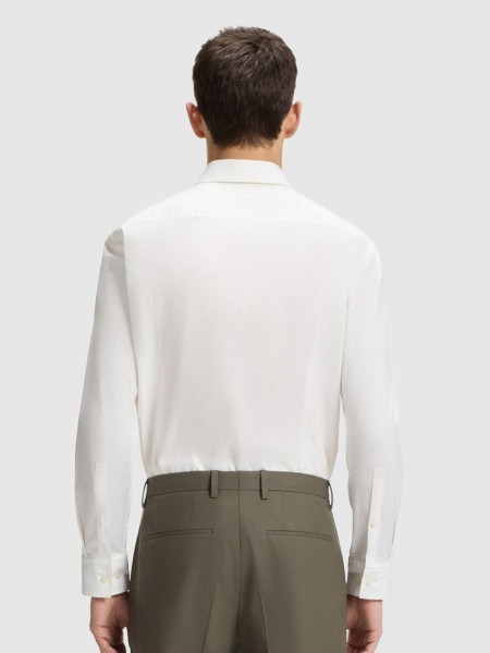 Camisa Hombre Blanco Hugo Boss