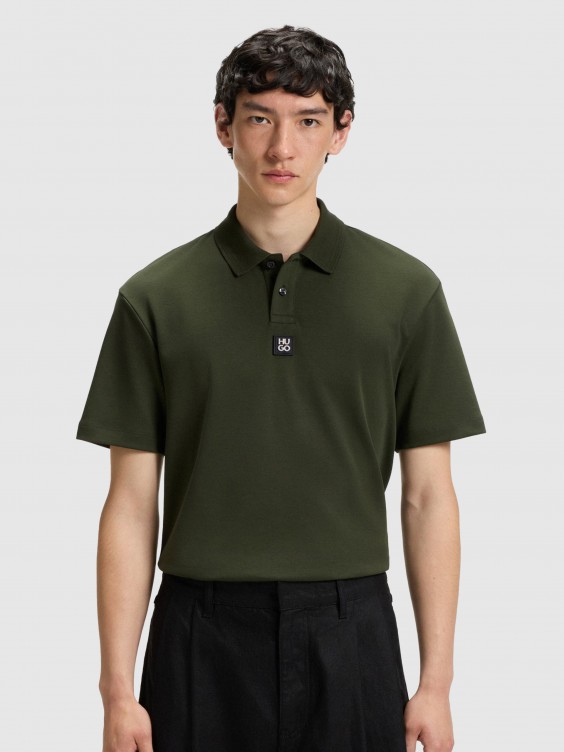 Polo Shirt Man Green Hugo Boss 50517638 Mellmak