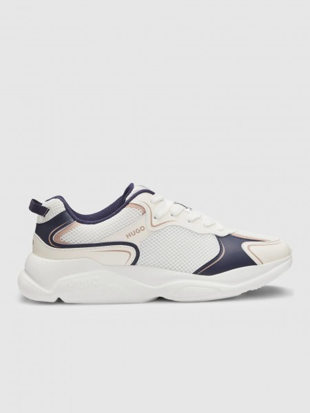 Sneakers Woman Cream Hugo Boss