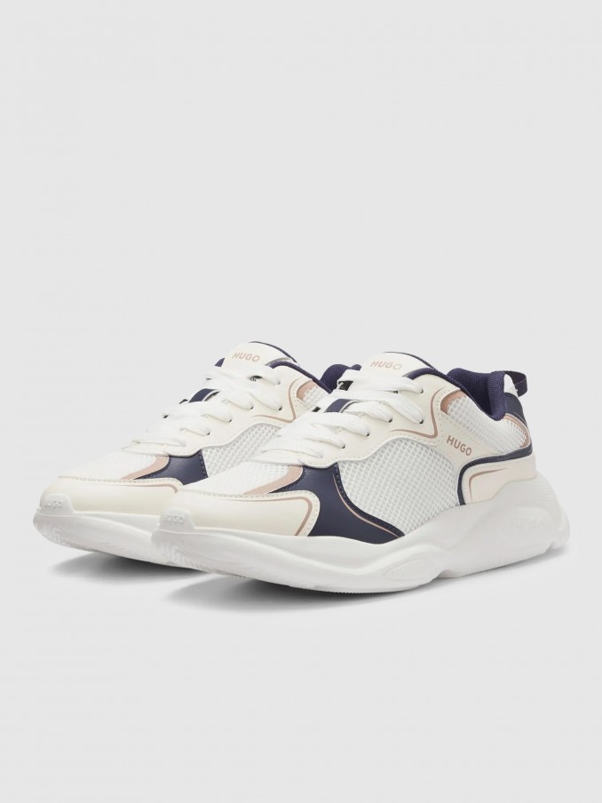 Sneakers Woman Cream Hugo Boss
