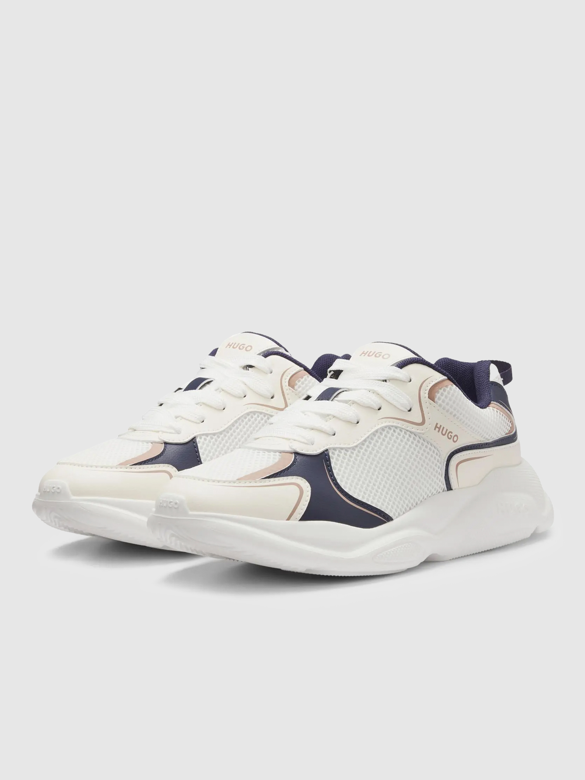 Tenis Mujer Crema Hugo Boss