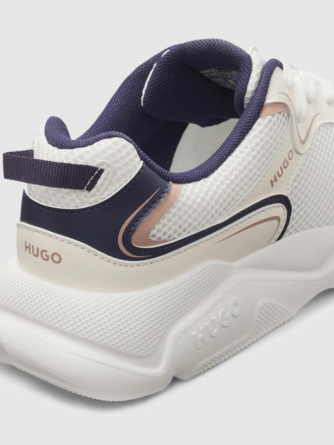 Tenis Mujer Crema Hugo Boss
