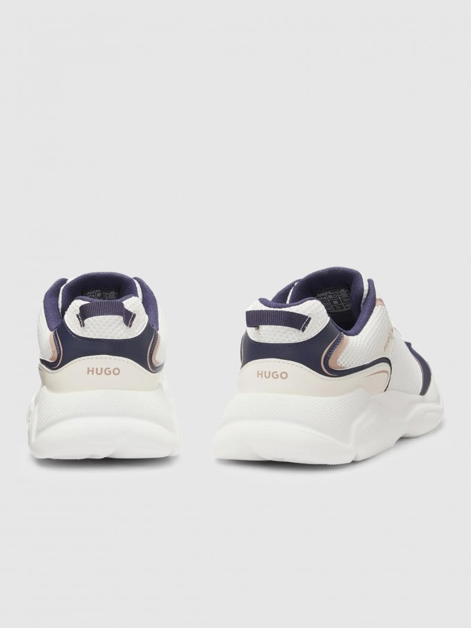 Tenis Mujer Crema Hugo Boss