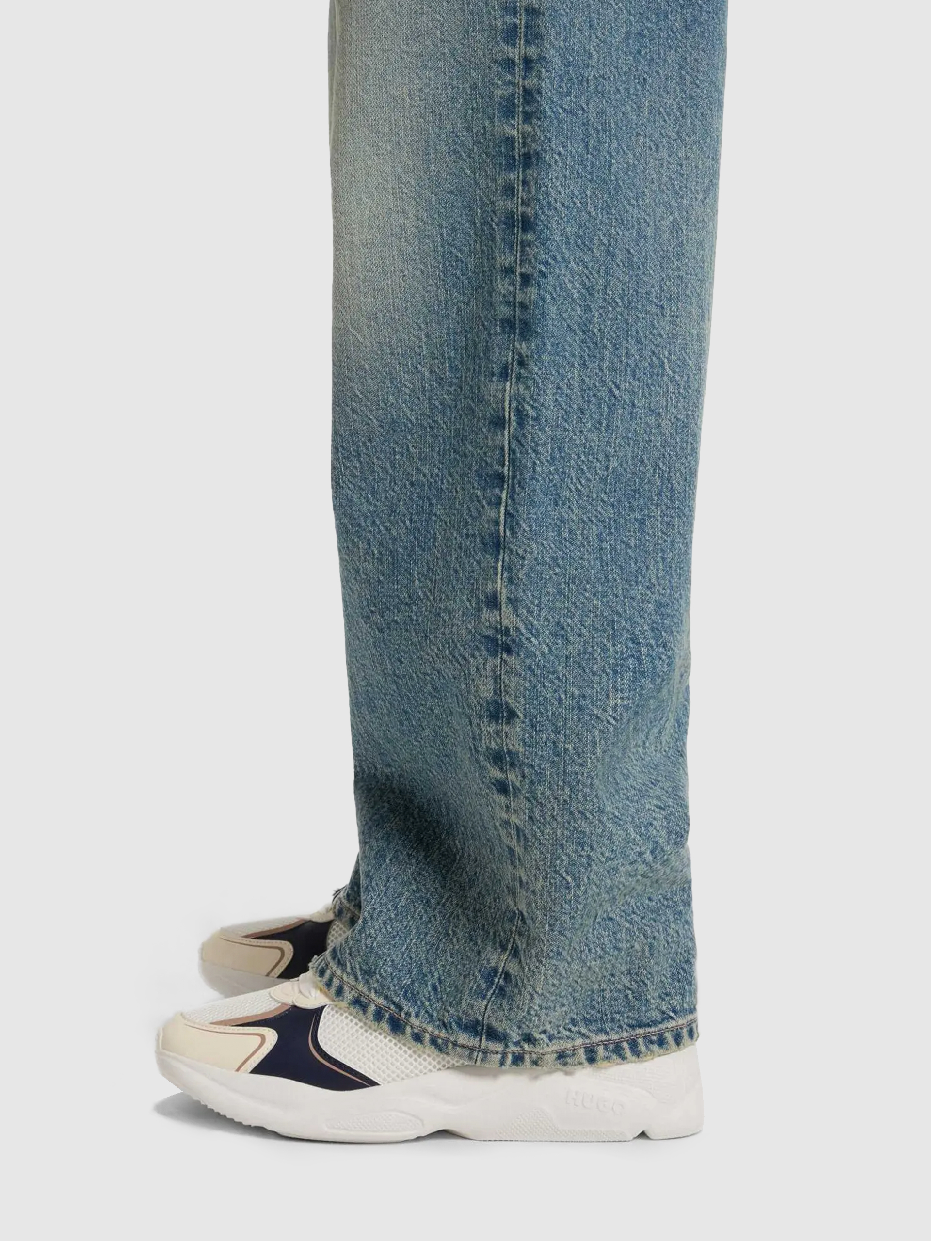 Tenis Mujer Crema Hugo Boss