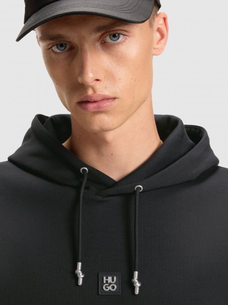 Jersey Hombre Negro Hugo Boss