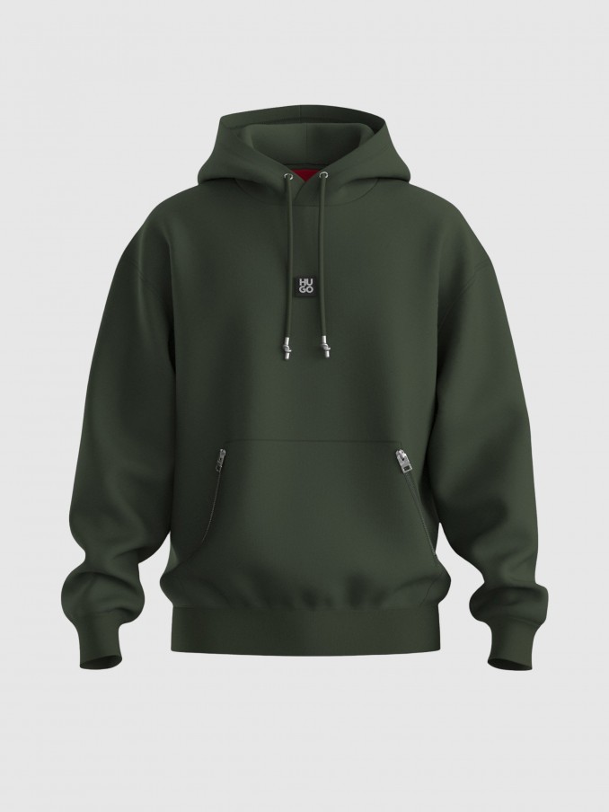 Jersey Hombre Verde Hugo Boss