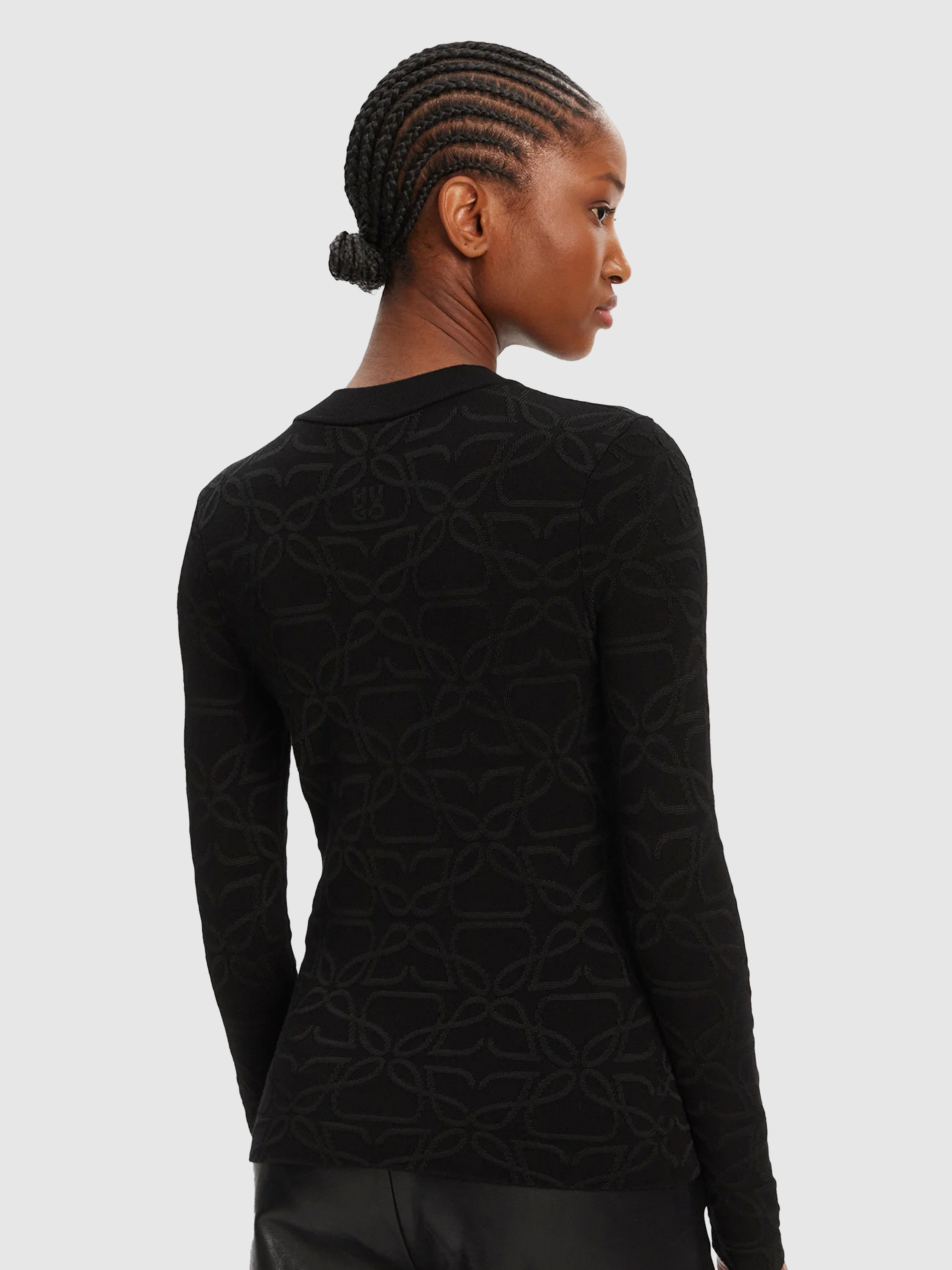 Sueter Mujer Negro Hugo Boss
