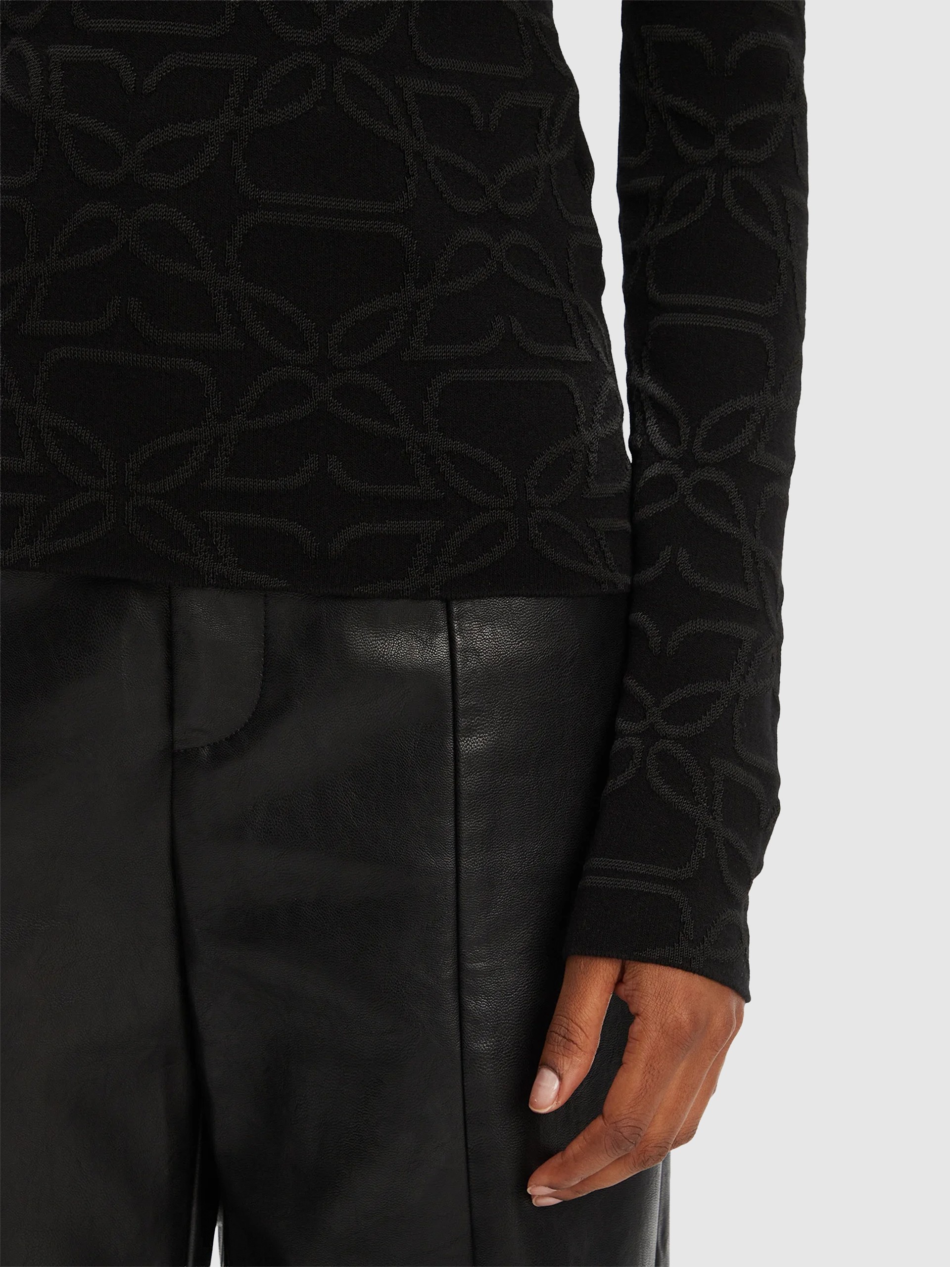 Sueter Mujer Negro Hugo Boss