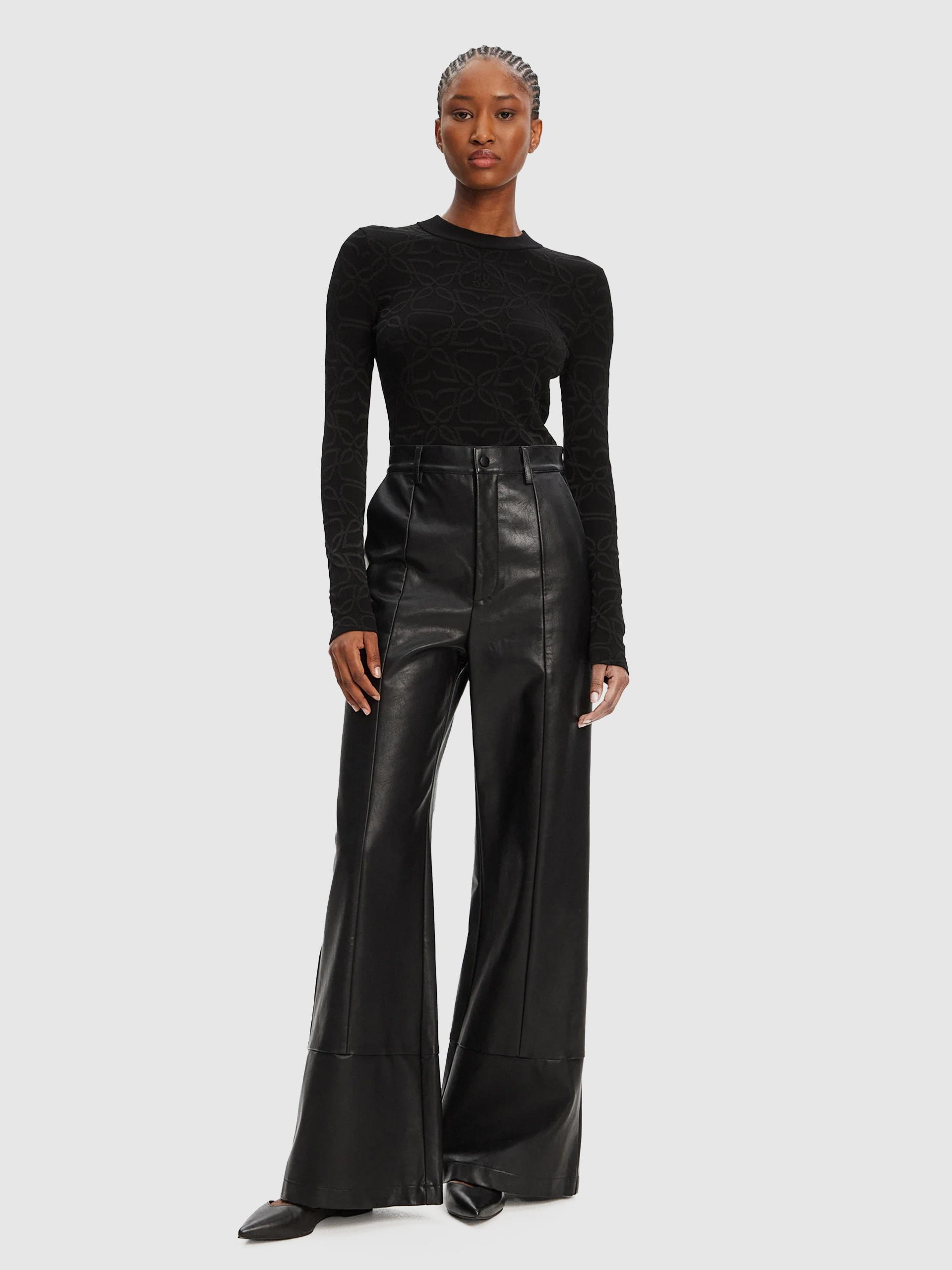 Sueter Mujer Negro Hugo Boss