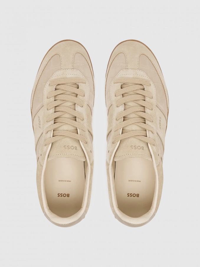 Tenis Mujer Beige Boss Orange