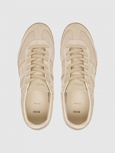 Sneakers Woman Beige Boss Orange