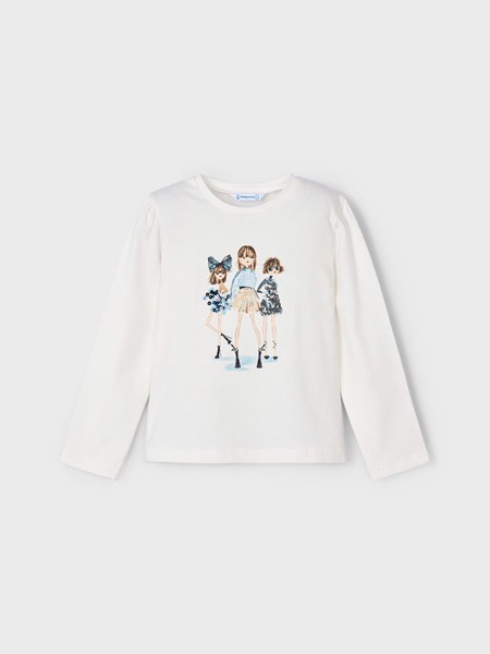 Pullover Girl White Mayoral