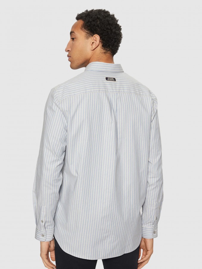 Shirt Man Blue Guess